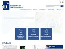 Tablet Screenshot of dir-system.de